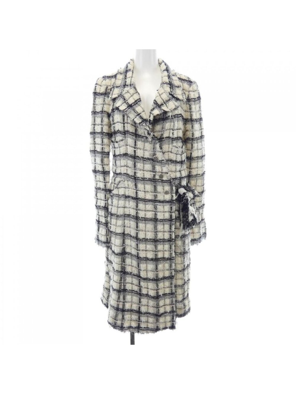 Chanel 05P Vintage Coat Black